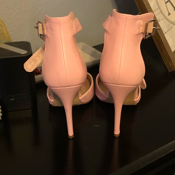 Pink Strapped Pumps - Picture 4 of 5